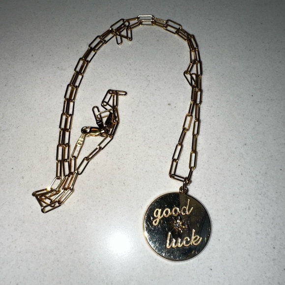 EF COLLECTION Jumbo Diamond Good Luck Necklace - Picture 4 of 12